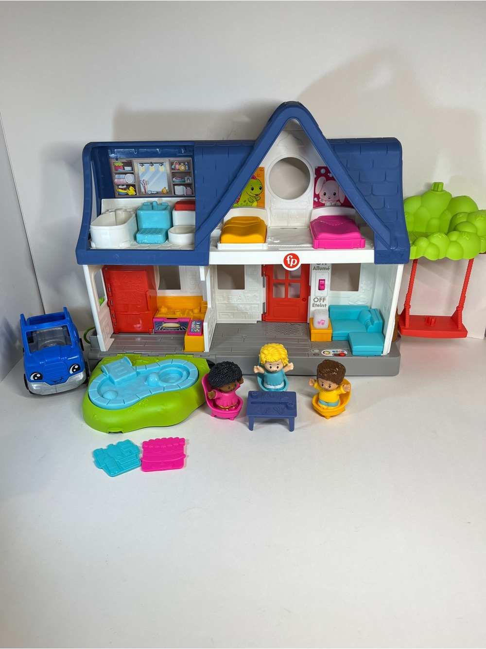 Little People Friends Together Play House Playset Smart Stages Car Fisher-Price